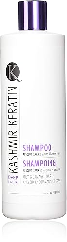 Champú profundo ideal para cabello graso - Tratamiento suavizante de reparación absoluta para un cabello más saludable y vibrante, sin sulfatos ni