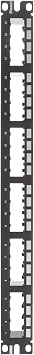 Panduit CPP24FMWBLY 24-Port Flat Flush-Mount Patch Panel, Black