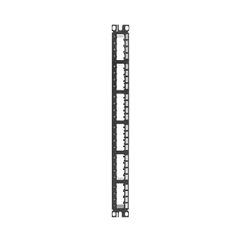 Patch Panel 24 PT MOD Flush Mount BLK