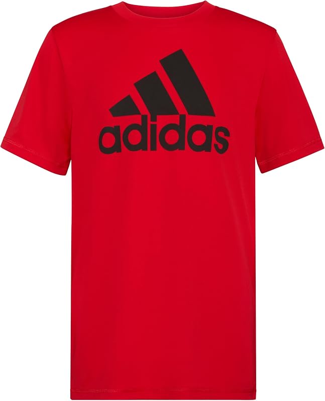 adidas remera de manga corta Aeroready Performance Logo Tee para niños