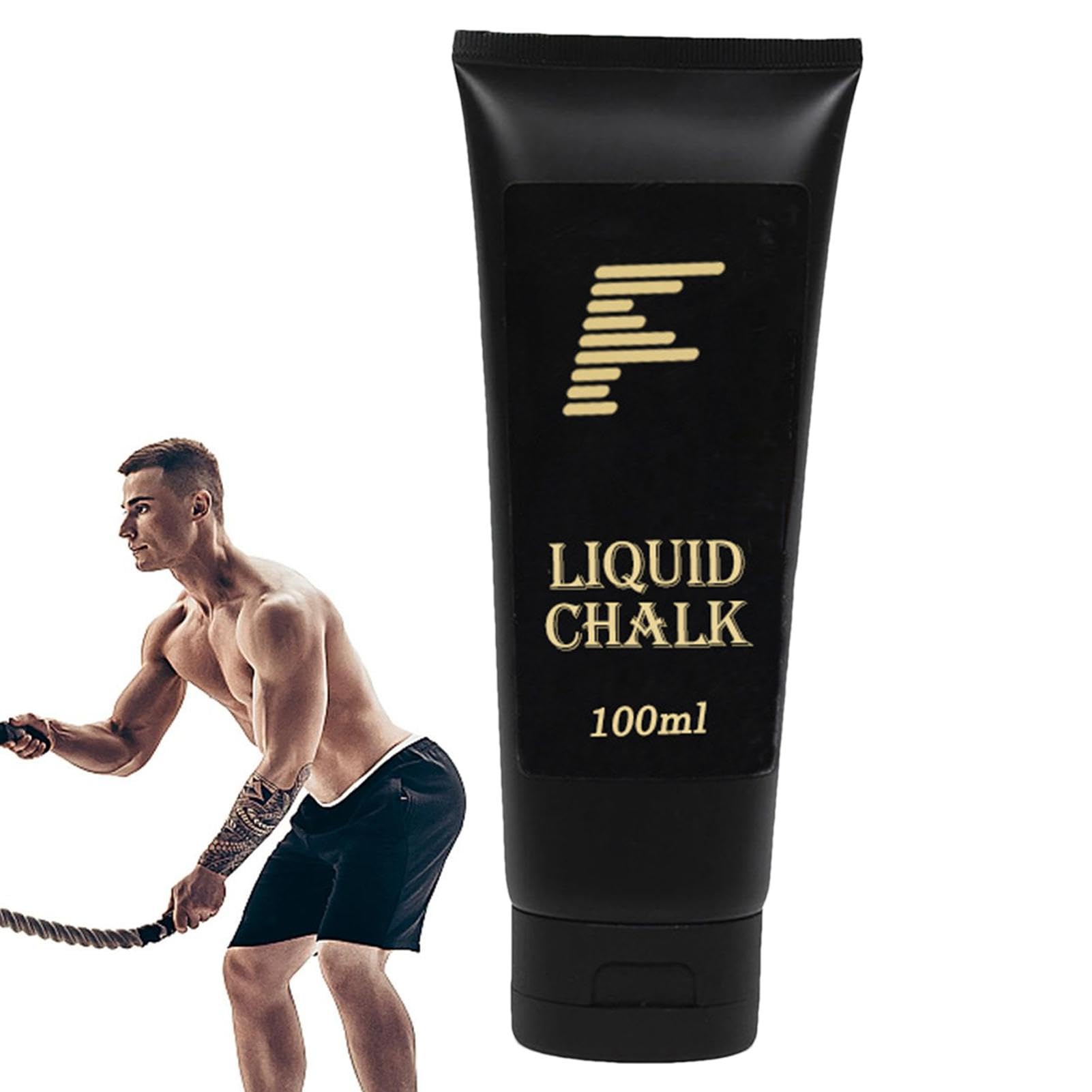 Lifting Chalk Gym | 100ml Portable Gym Chalk Grip Enhancer,Long-Lasting Weight Lifting Chalk Powder, Liquid Grip Chalk for Gym, Lifting, Climbing & Powerlifting