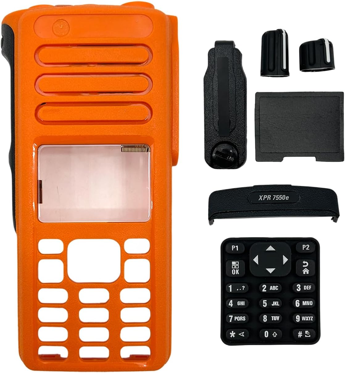 Orange Housing Case Front Cover with Speaker for XIR P8668i P8660i DP4800E DP4801E XPR7580E XPR7550E DGP8550E