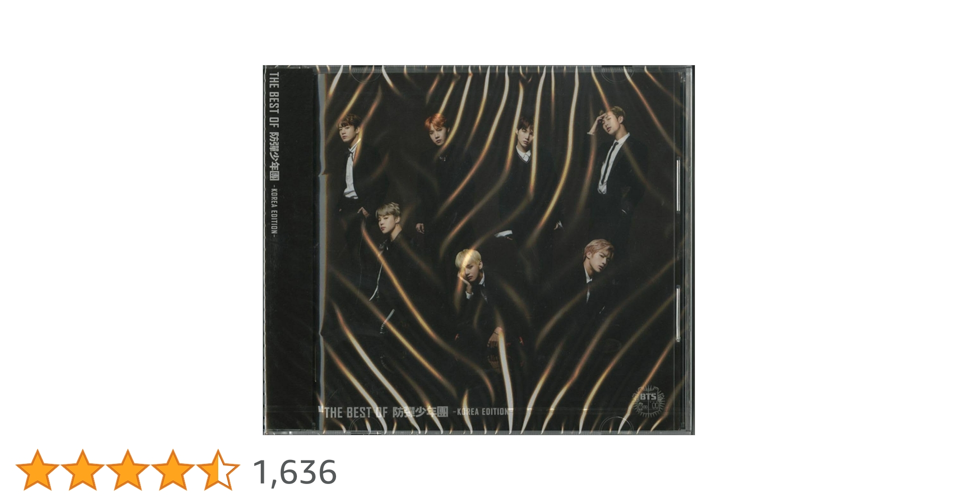 Amazon.co.jp: THE BEST OF 防弾少年団-KOREA EDITION- 通常盤(CD Only