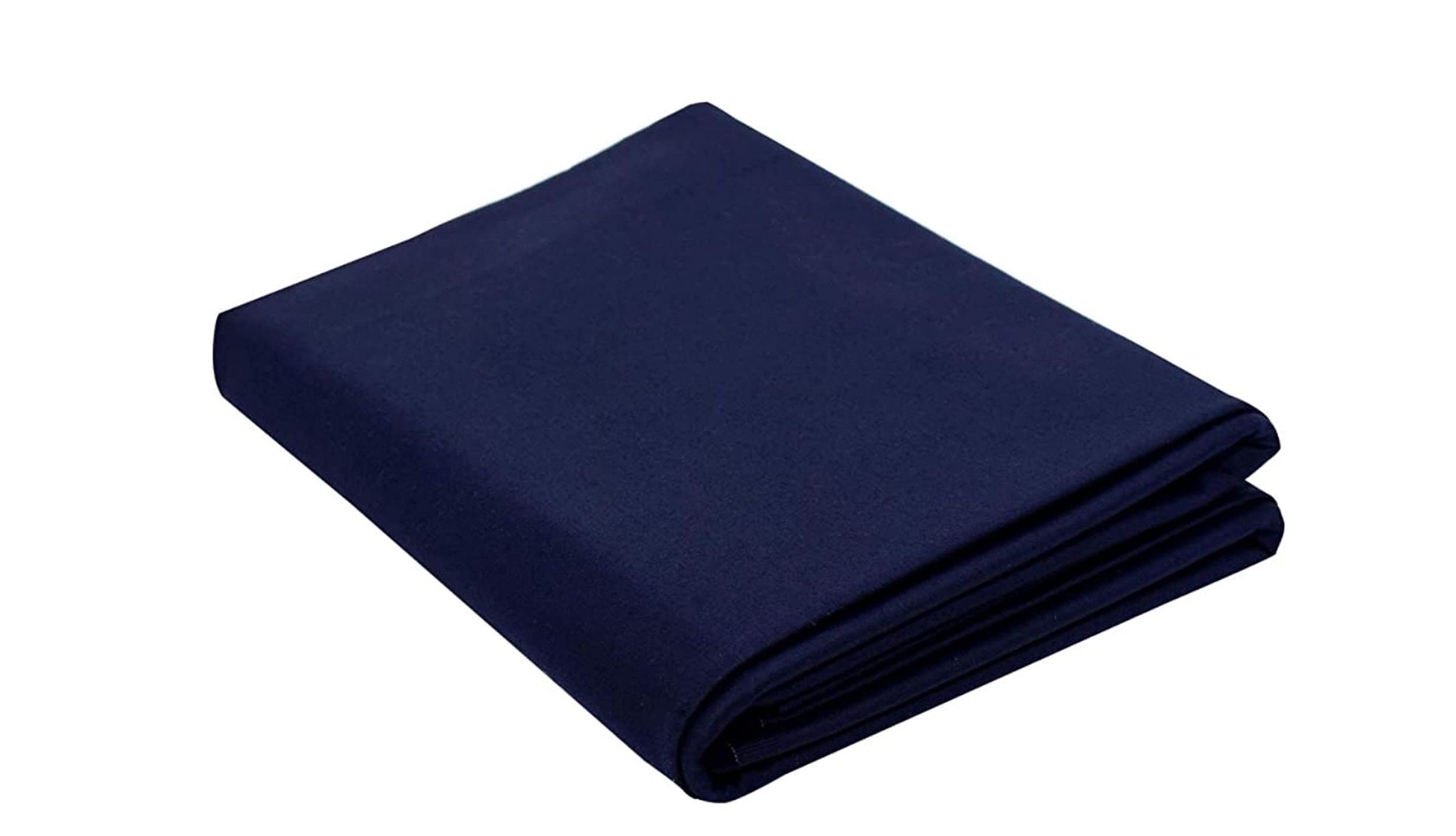 MAKHANCHOR Navy Blue Unstitched Cotton Shirt Fabric (Cottonnavy)