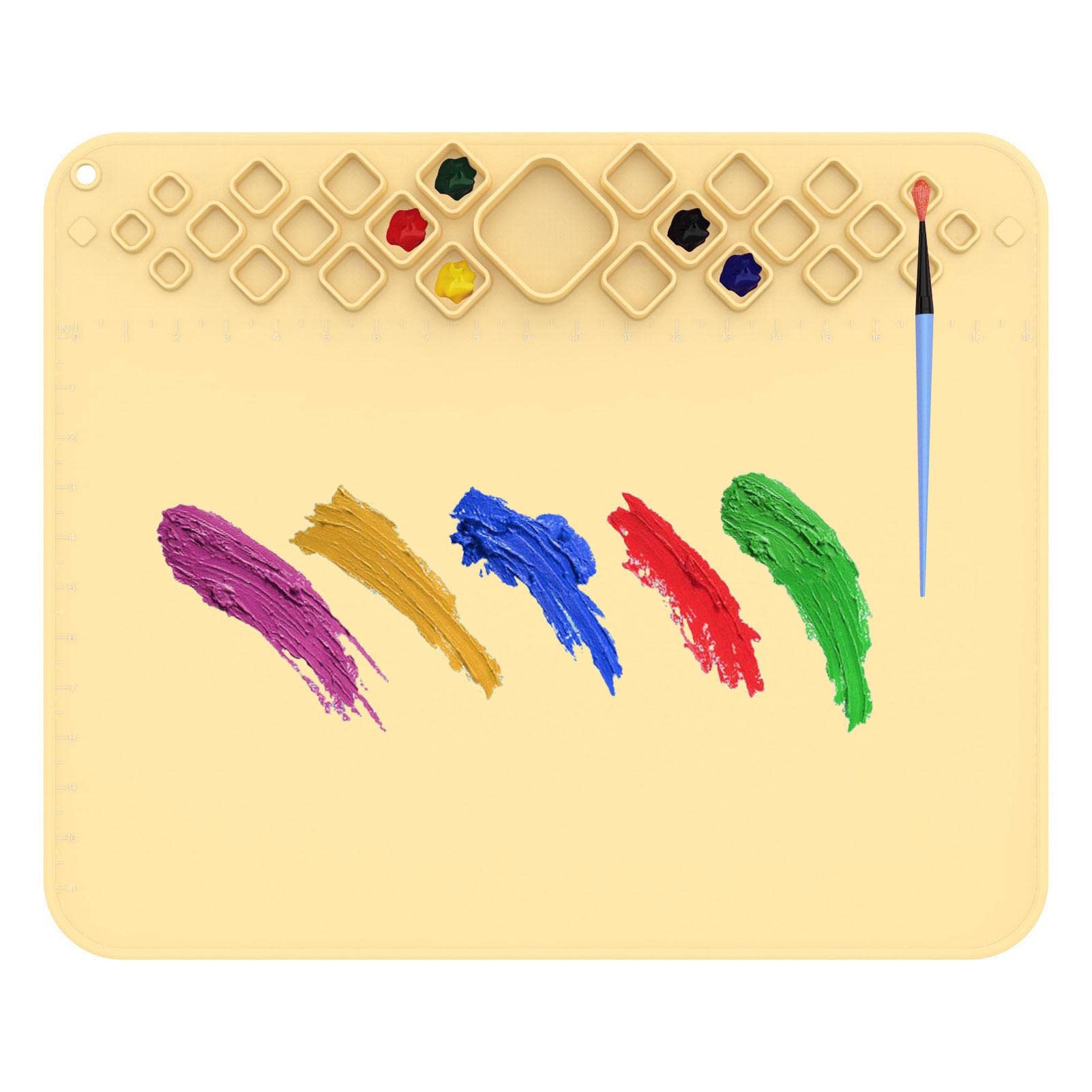 Silicone Craft Mat - Resin Doming Mat,Crafts Sheet, Casting Molds Mat, Countertop Protector, Placemat Table Mat Desk Saver Pad, Nonstick Nonskid