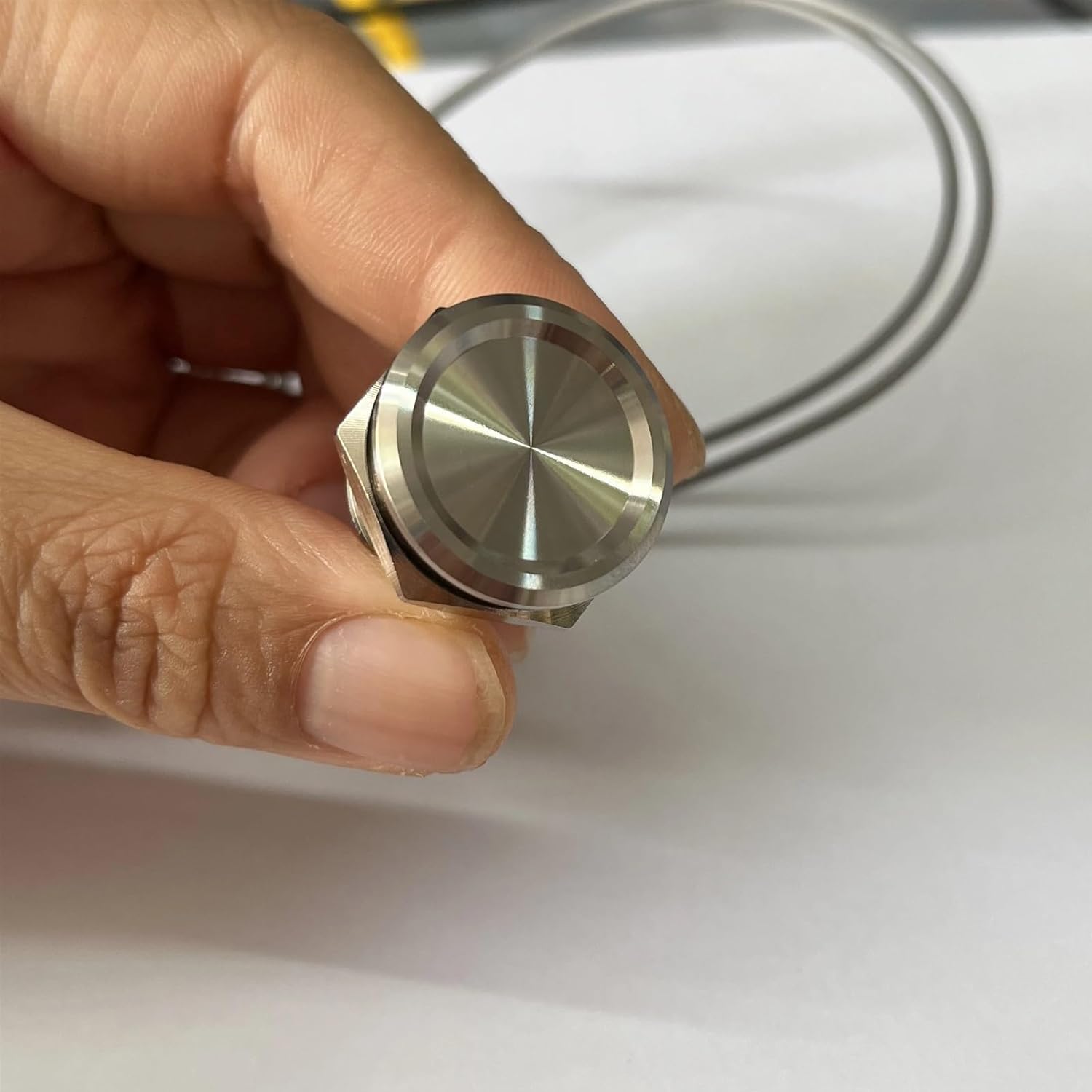 16mm 19mm 22mm 25mm Piezo Switch with 200mA Momentary Normally Open Stainless Steel 316L 1Pcs(16mm)