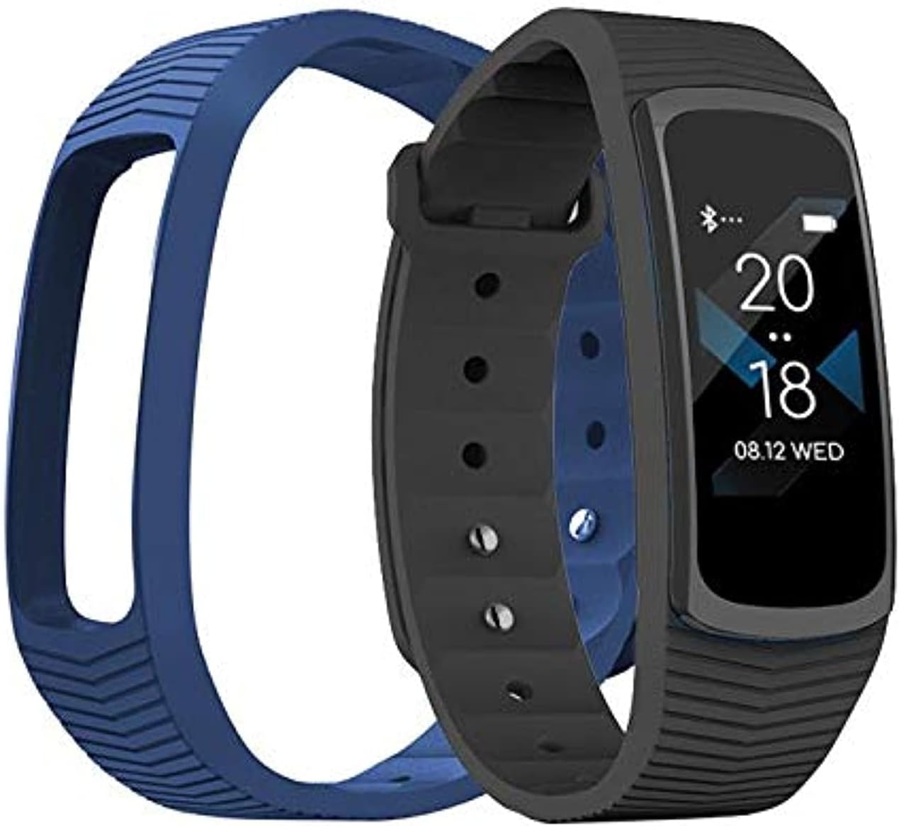 Exceed EXB3 Smart Watch with black and blue bands