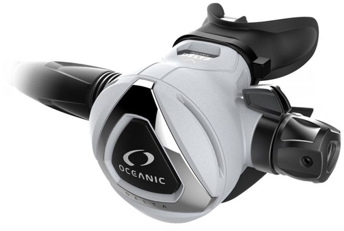 Oceanic Delta 5 2nd Stage Only | Breathing Regulator for Scuba Diving | Strong Cold-Water Performance | White
