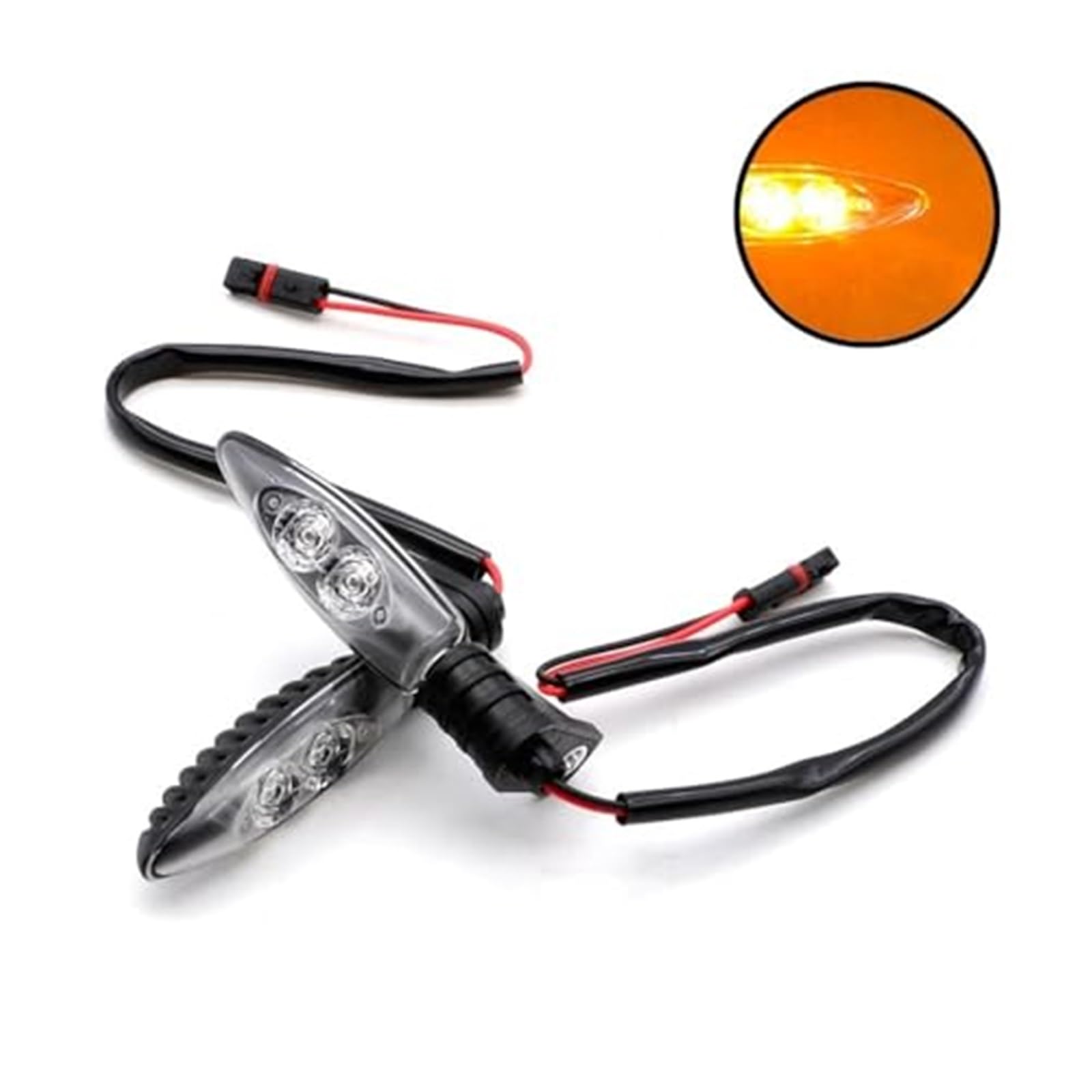 Przednie tylne kierunkowskazy 2 szt. Motocykl przedni kierunkowskaz migacz, dla HP4, S1000R S1000RR S1000XR R1200GS R1200R R1200RS Kierunkowskaz z przodu i tyłu motocykla
