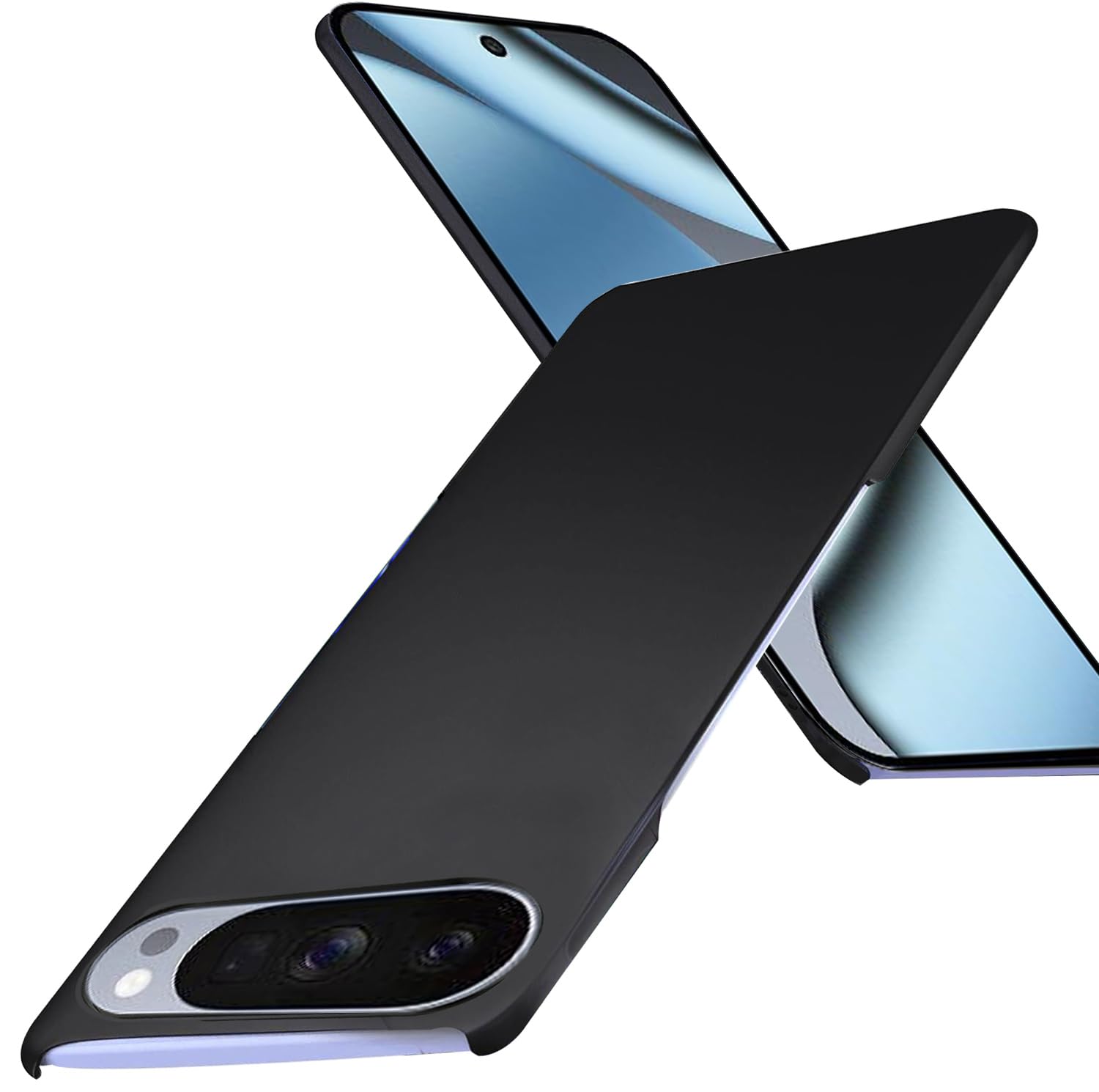「極薄」Google Pixel 10/pixel 10 proケース マット質感 薄型カバー 軽量 オリジナル設計 指紋防止 傷付き防止 ワイアレス充電対応 人気ケース·カバーシン・フィット ブラック