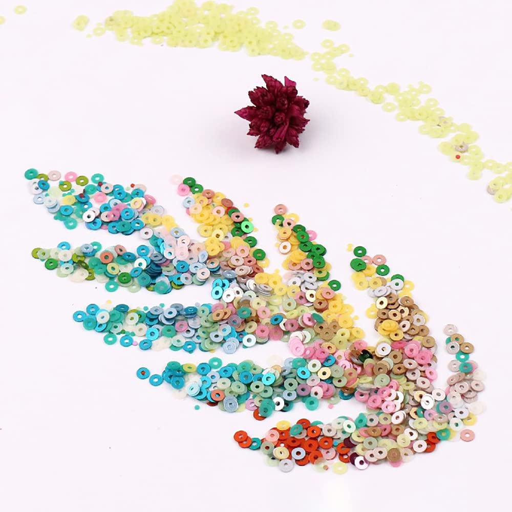 6000 Paillettes Lucide 3mm - Per Fai Da Te, Decorazioni E Matrimoni