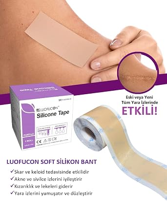 Luofucon Optisil Soft Silicone Tape Wound Burn Aesthetic Caesarean Section I Remove Acne Stitch Trace Remover
