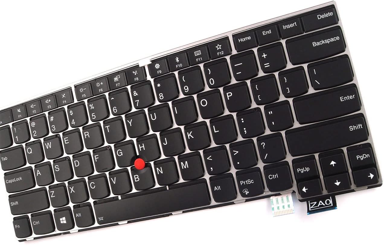 Parts for Lenovo ThinkPad T470S Keyboard US English Backlit Silver 01ER910 01ER869
