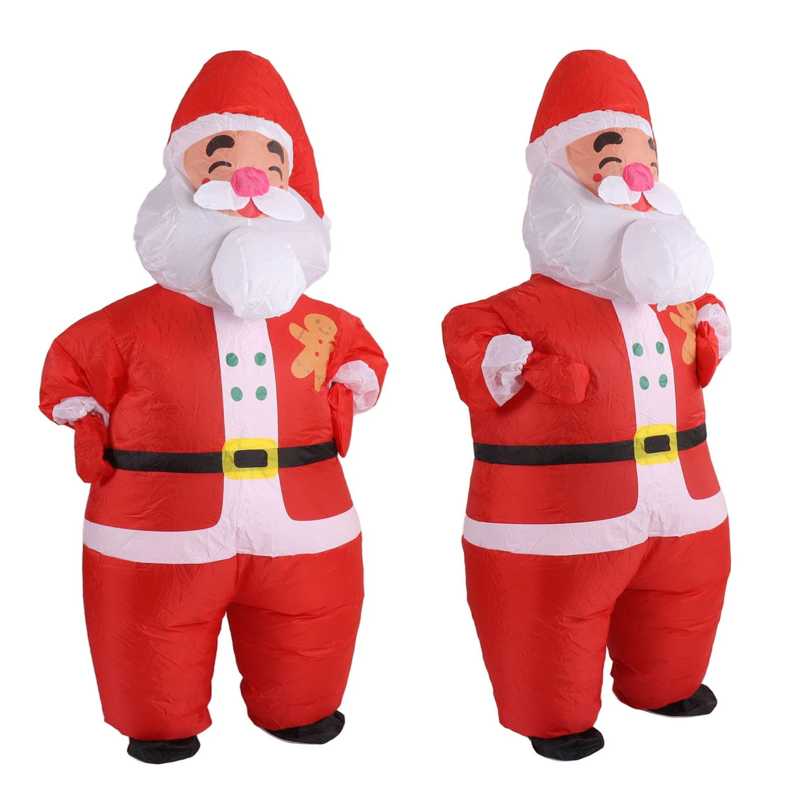 Nadmuchiwany kostium bożonarodzeniowy, zabawny kostium lalki Blow Up Christmas Party dla dorosłych 150-190 cm, tkanina poliestrowa 190T na Boże Narodzenie, ślub i imprezy cosplay (pufa z dużą