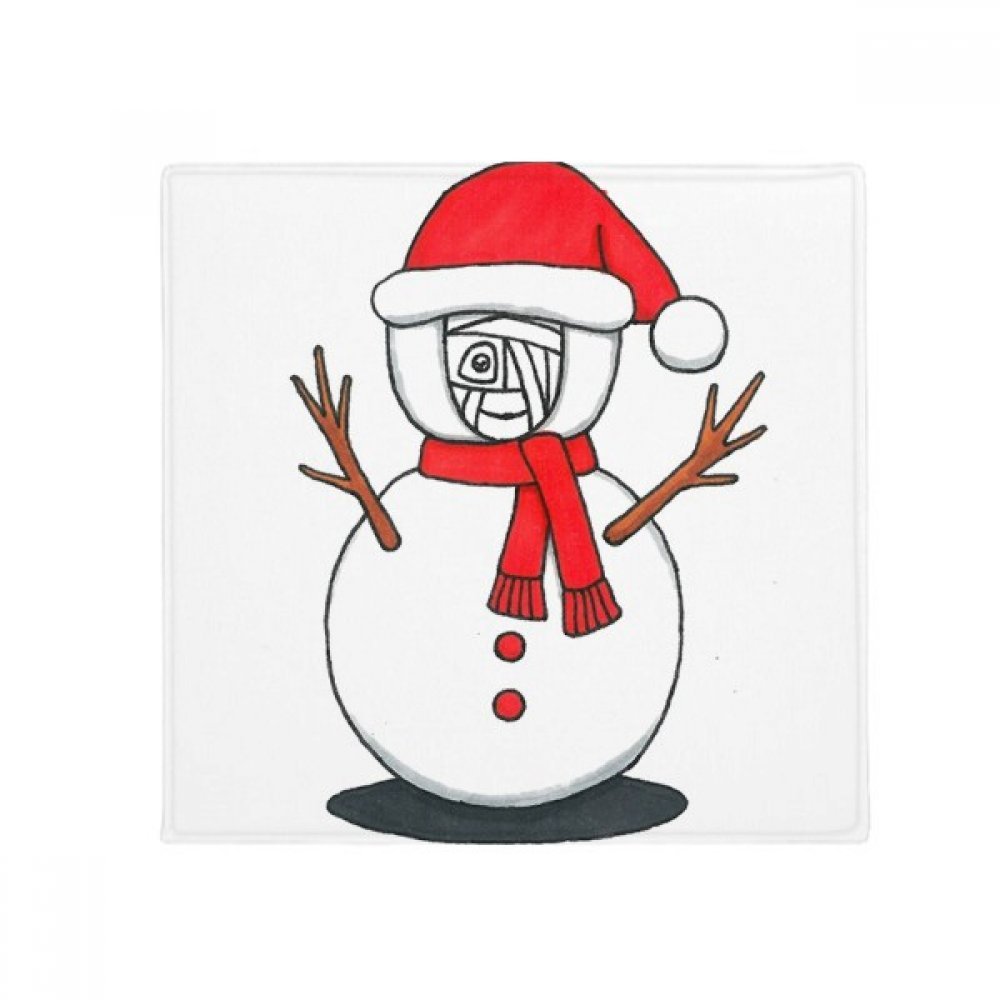 Tapis de cuisine bonhomme de neige antidérapant pour Noël