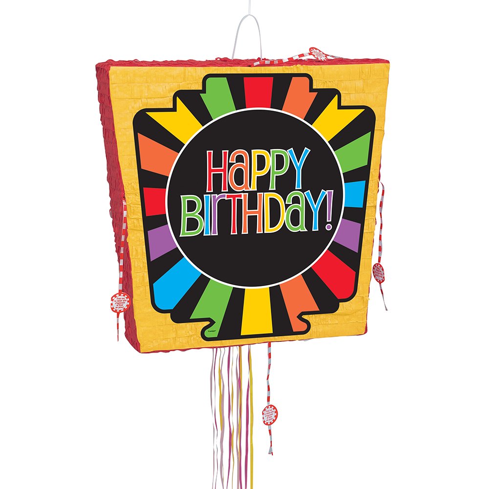 Rainbow Party Pinata, Pull String