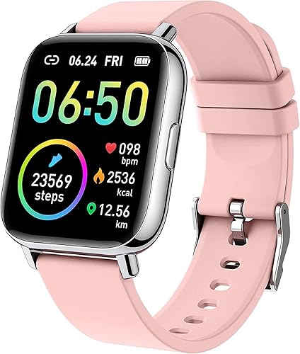 Miniatura 1 de Reloj inteligente 2024 Ver para hombres y mujeres, rastreador de actividad física de 1.69 pulgadas, reloj inteligente con monitor de sueñofrecuencia