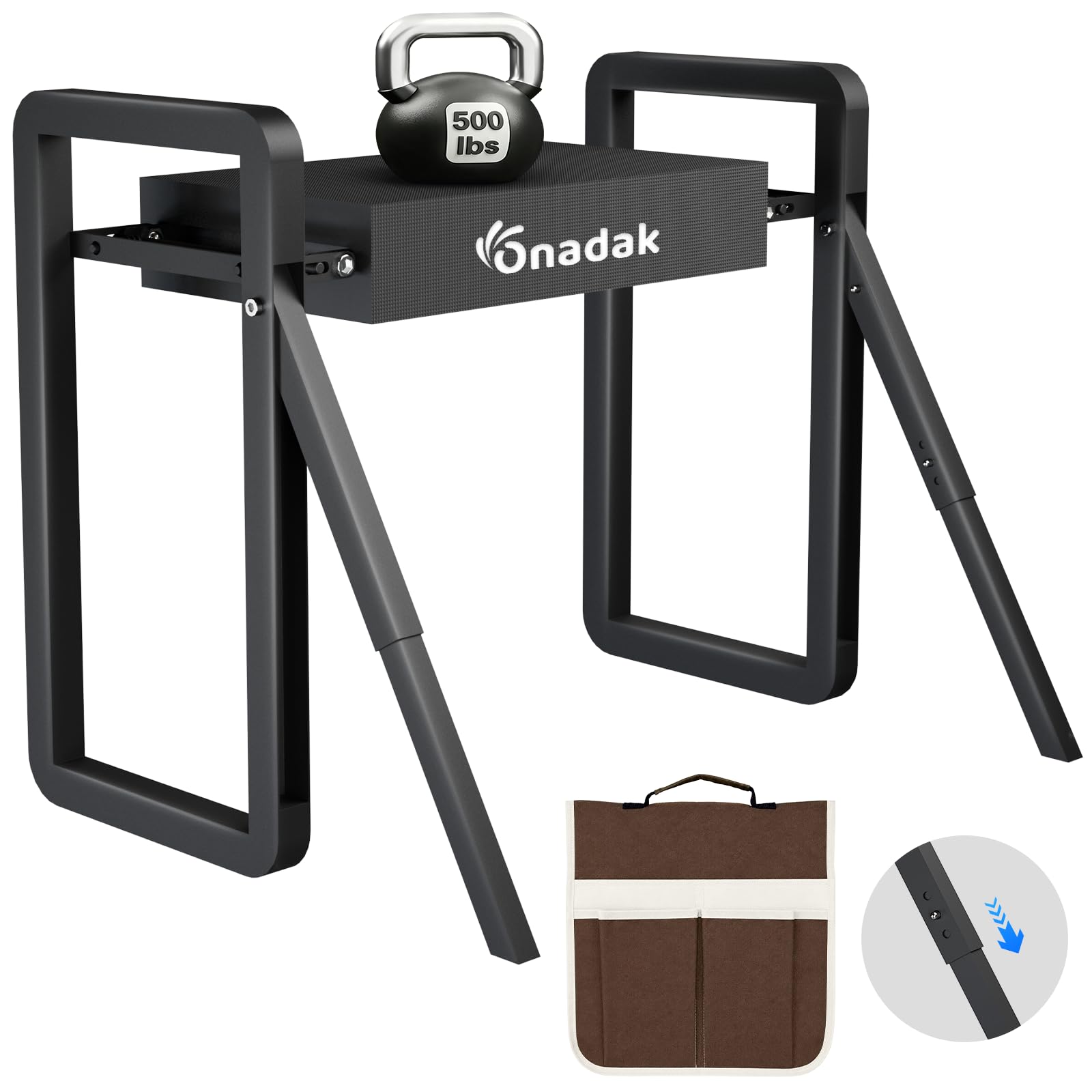 Garden Kneeler and Seat Foldable Gardening Stool with Extendable Legs