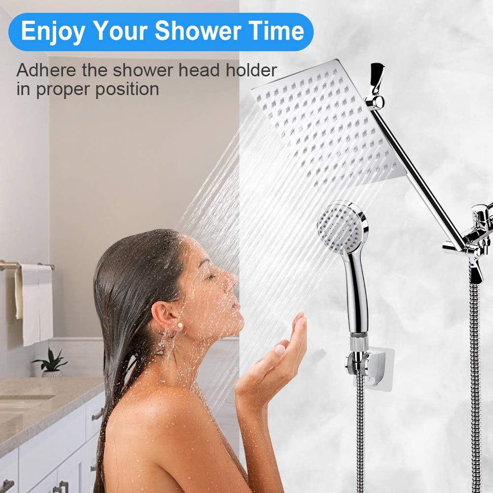 Shower Head, 8 Inch High Prure Rainfall Shower Head / Handheld
