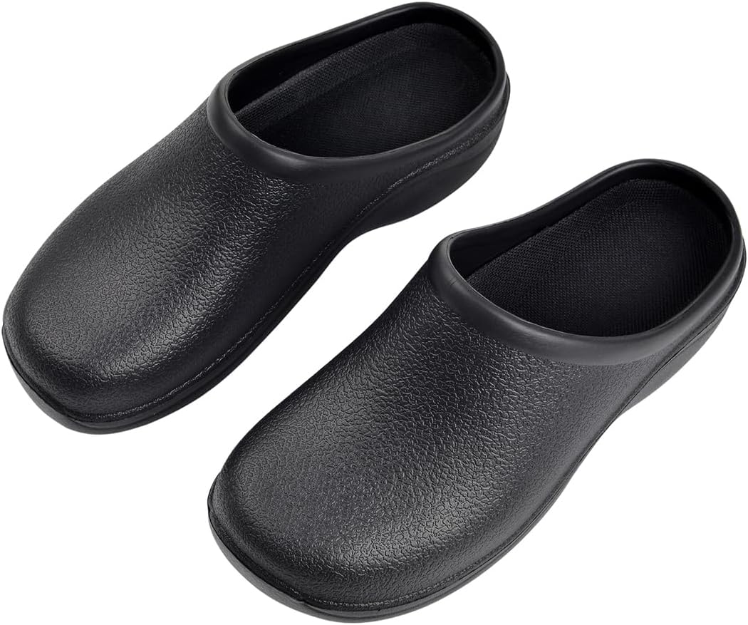 Harssidanzar Women's Clogs, Chef & Nurse Shoes, Slip On Garden Clogs HL209US - Image 3