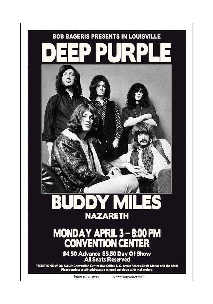 Amazon.com: Raw Sugar Art Studio Deep Purple 1972 Louisville