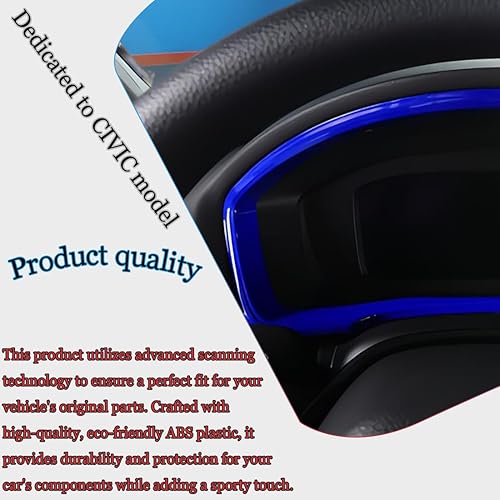 Miniatura 5 de Tablero de instrumentos Civic de 11 generación para tablero de instrumentos, marco, embellecedor para Honda Civic 2022 2023, accesorios interiores