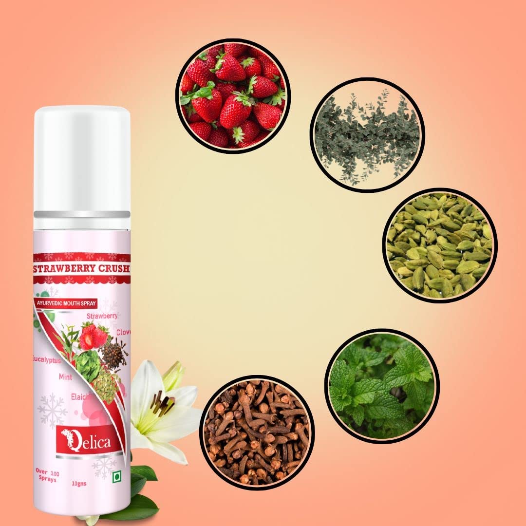 Qelica Love Special Mouth Freshener Long-Lasting Kiss-Ready Breath Freshness (Strawberry Crush and Paan Kesari) 1