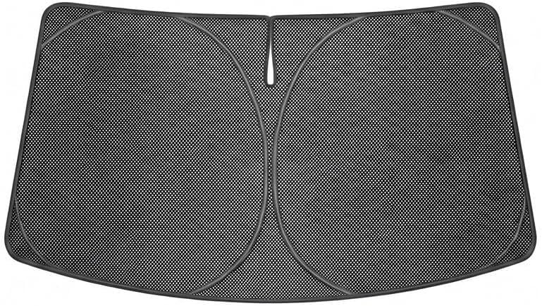 Proadsy Windshield Sun Shade Custom Fit Kia Seltos 2021-2026 Ice Crystal Black Front Window Sunshade UV and Heat Blocker Foldable Visor Keeps Car Cooler for Summer Parking and Daily Use