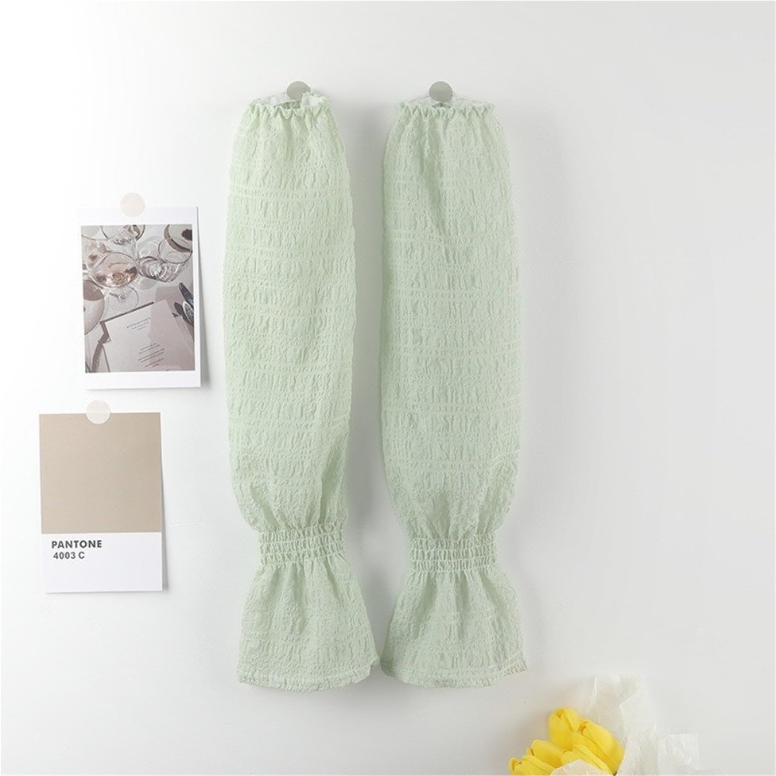 Manchons de Protection solaire en dentelle et maille, 2 paires, couleur unie, manches bras respirantes, coupe ample, gants sans doigts, cyclisme