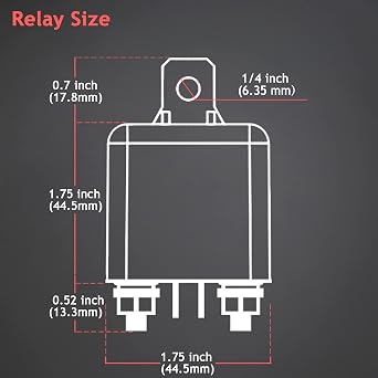 2 Pack 12V DC 120A Starter Relay Switch Car Heavy Duty Split Charge Continuous Duty 4 Terminal SPST Relays for Truck Boat Marine