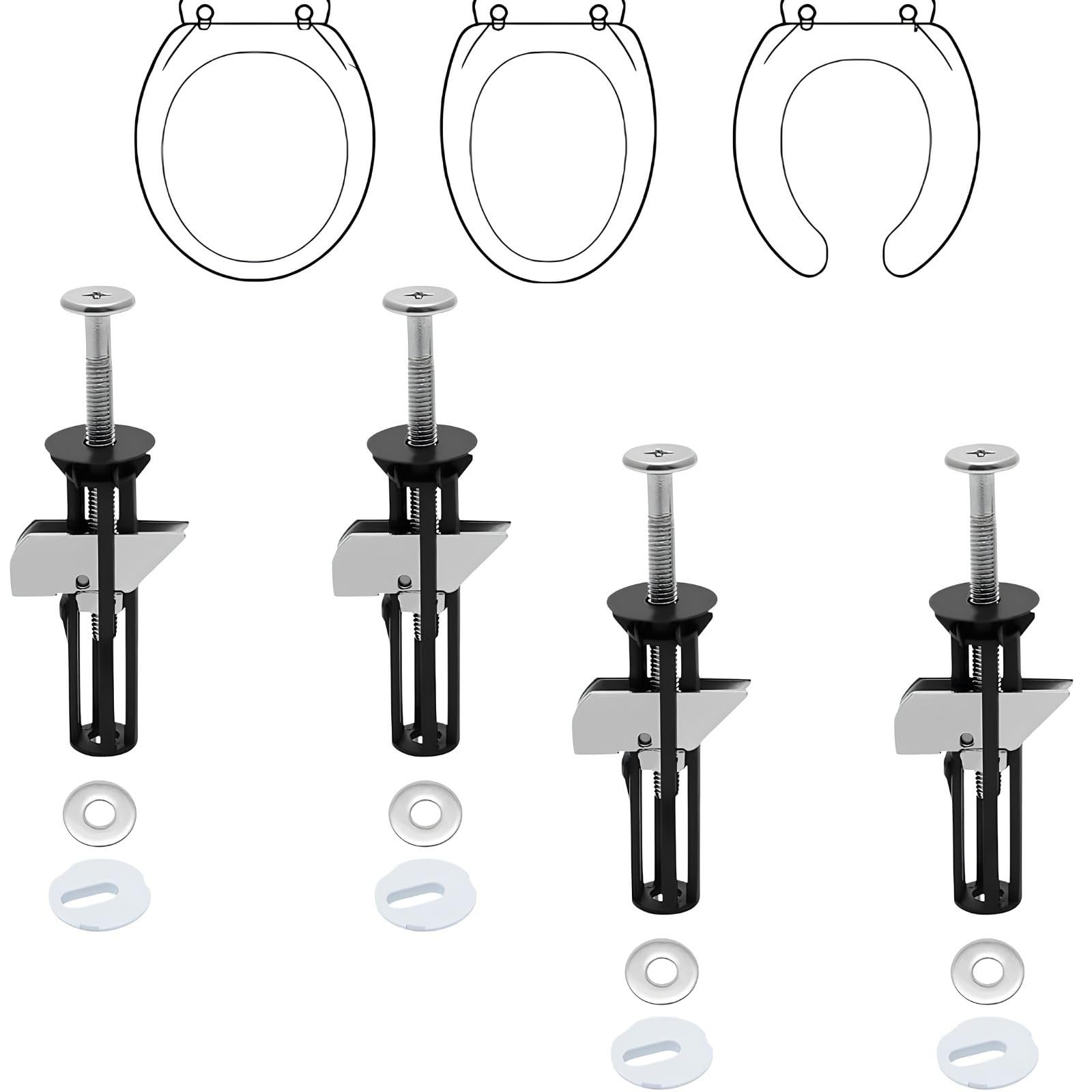 Toilet Seat Bolts Heavy Duty Fastener Bolt Kit