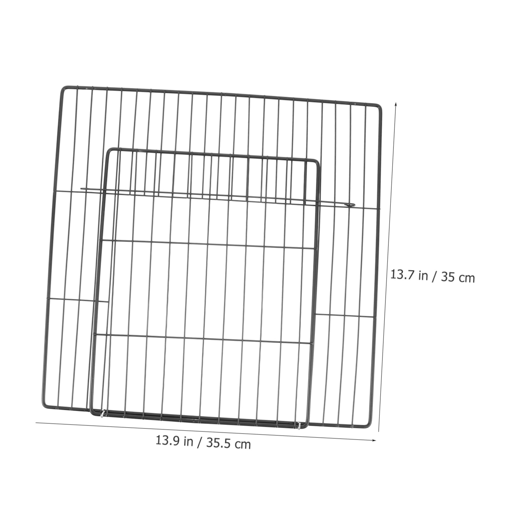 Yardwe Replacement Cat Cage Mesh Door Metal Wire Fence Small Playpen Gate Easy Installation Durable and Stable Design