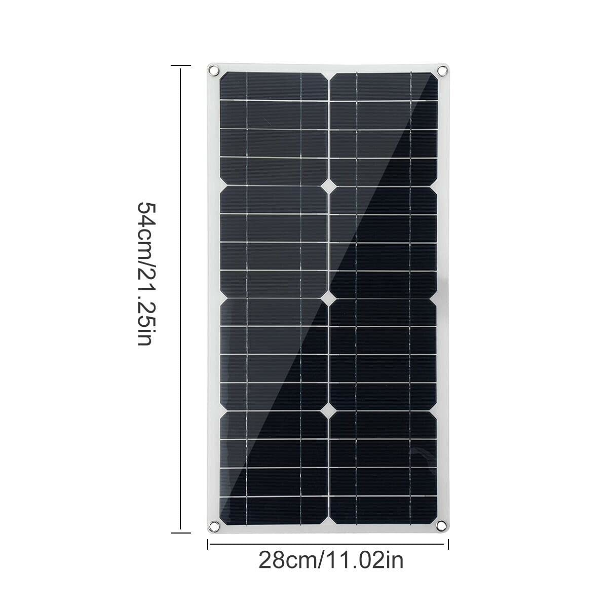 Kit pannello solare 300W portatile RV monocristallino barca flessibile 12V