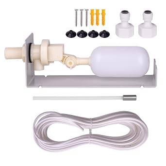 Water Fountain Auto Fill System System,Water Leveler Float Kit Outdoor | Pool Filler Pond Auto Fill Float Valve with Adjustable Arm for Fountains, Gardens, Ponds, Tank,Aquarium, Pool