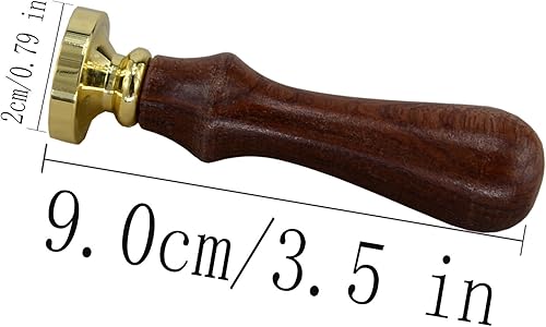 Miniatura 2 de Sello de cera para sellar cera clásica inicial alfabeto retro madera Z002 (doble felicidad)