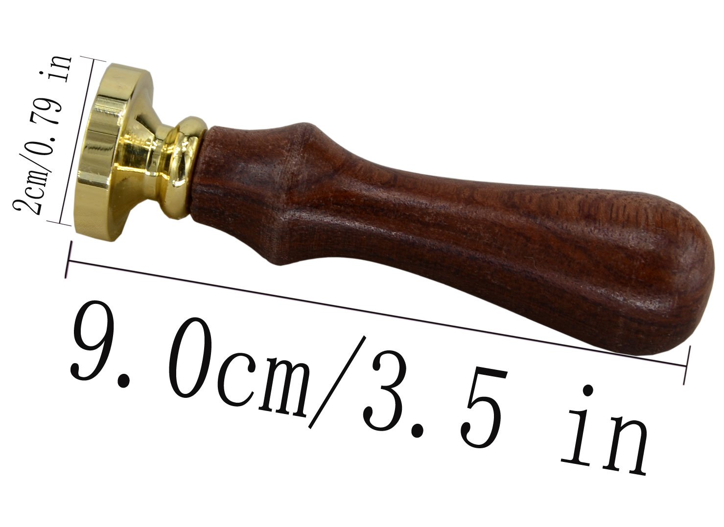 Wax Seal Stamp Sealing Wax Classic Initial Alphabet Retro Wood Z002 (Double Happiness)