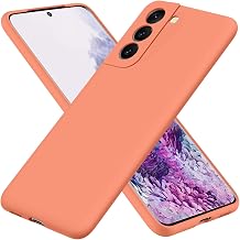 for Galaxy S21 FE Case,Liquid Silicone Gel Rubber Phone Case | Non-Yellowing Phone Bumper Cover,Multi-Color Non-Slip Full Body Protective CoverOrange1.216