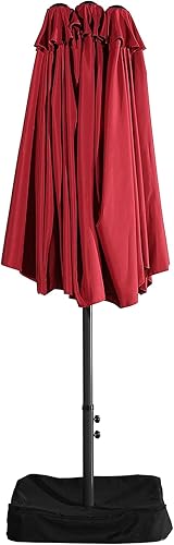 Miniatura 7 de Boyel Living 15ft Patio Umbrella with Base Included Outdoor Patio Table Umbrella, Outdoor Market Extra Large Umbrella, Pool Umbrella For Deck, Pool,