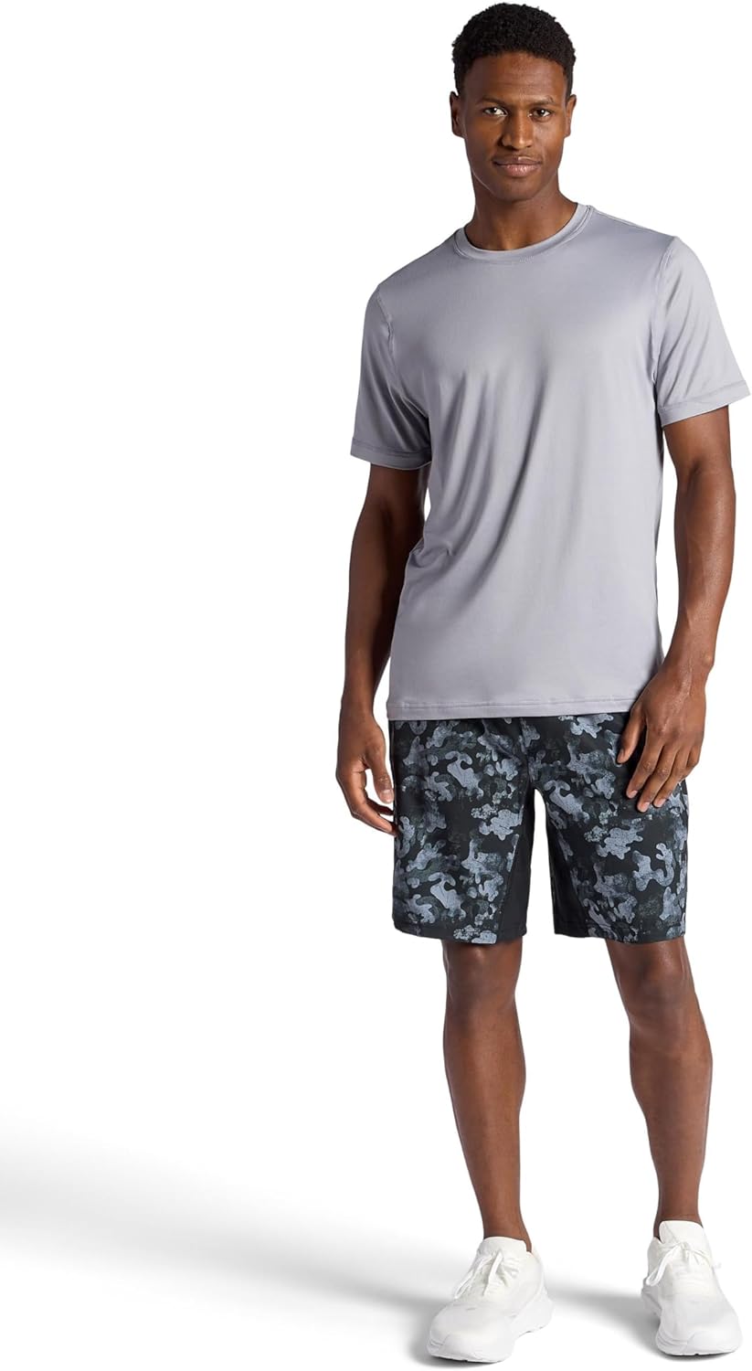 Gaiam Mens Chi 9” Short, Standard Fit, Stretch Lightweight Material, Moisture-Wicking - Image 3