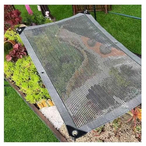 Toile d'ombrage en aluminium 55% 4x8m avec œillets pour serre et jardin - 2