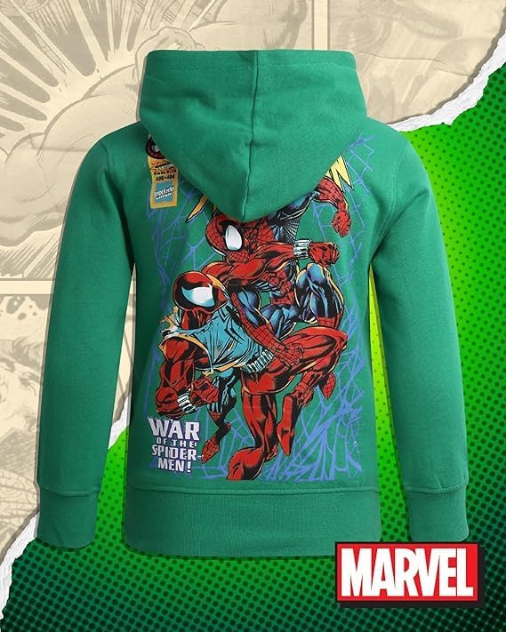 Marvel Spider-Man Boys Sweatshirts Superhero Spidey Comics Pullover Hoodie image 5
