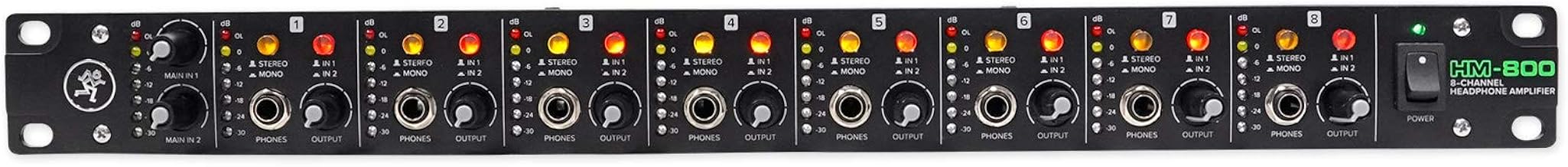 HM-800 8-Channel Headphone Amplifier