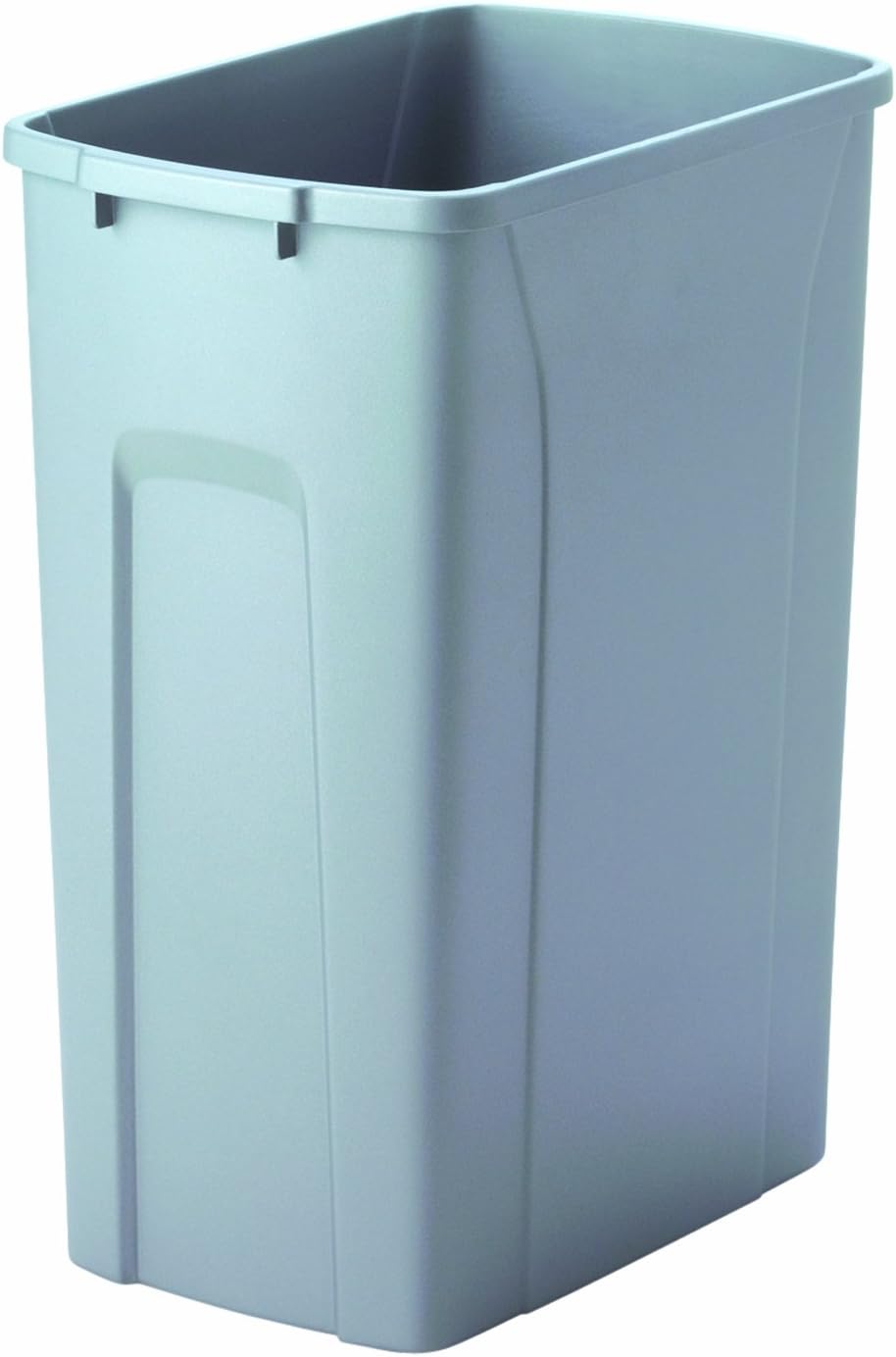 Knape & Vogt QT50PB-P Replacement Trash Can, 21.56-Inch by 15.55-Inch by 11.13-Inch,Platinum