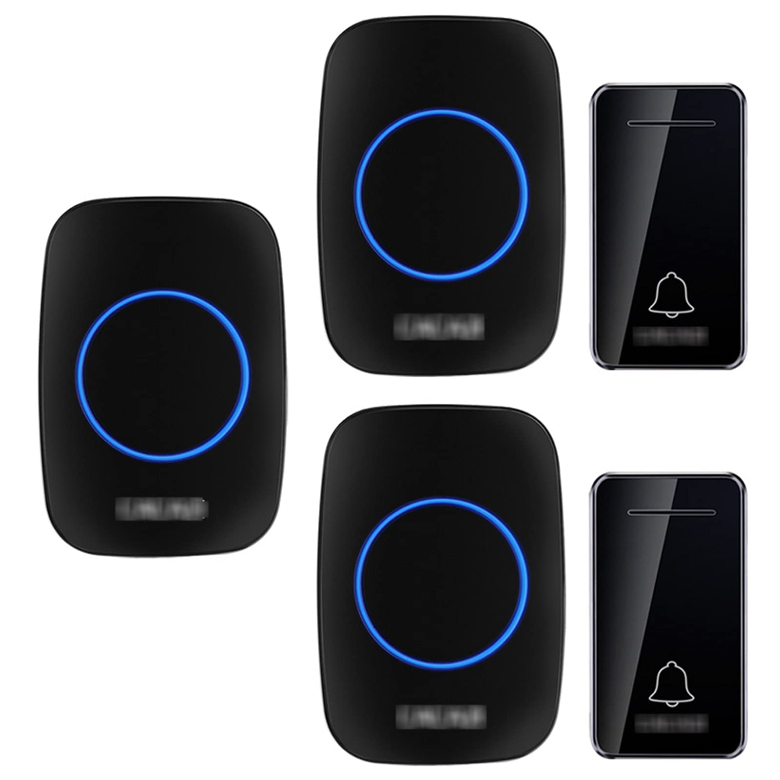 Buy Long Range Wireless Doorbell, 2 PushButton & 3 Receiver Plug in