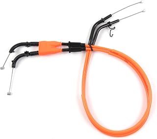 Cabo de acelerador Arashi para KAWASAKI NINJA ZX10R ZX-10R 2011-2015 fio inoxidável e acessórios de borracha motocicleta ZX 10R laranja 2012 2013 2014