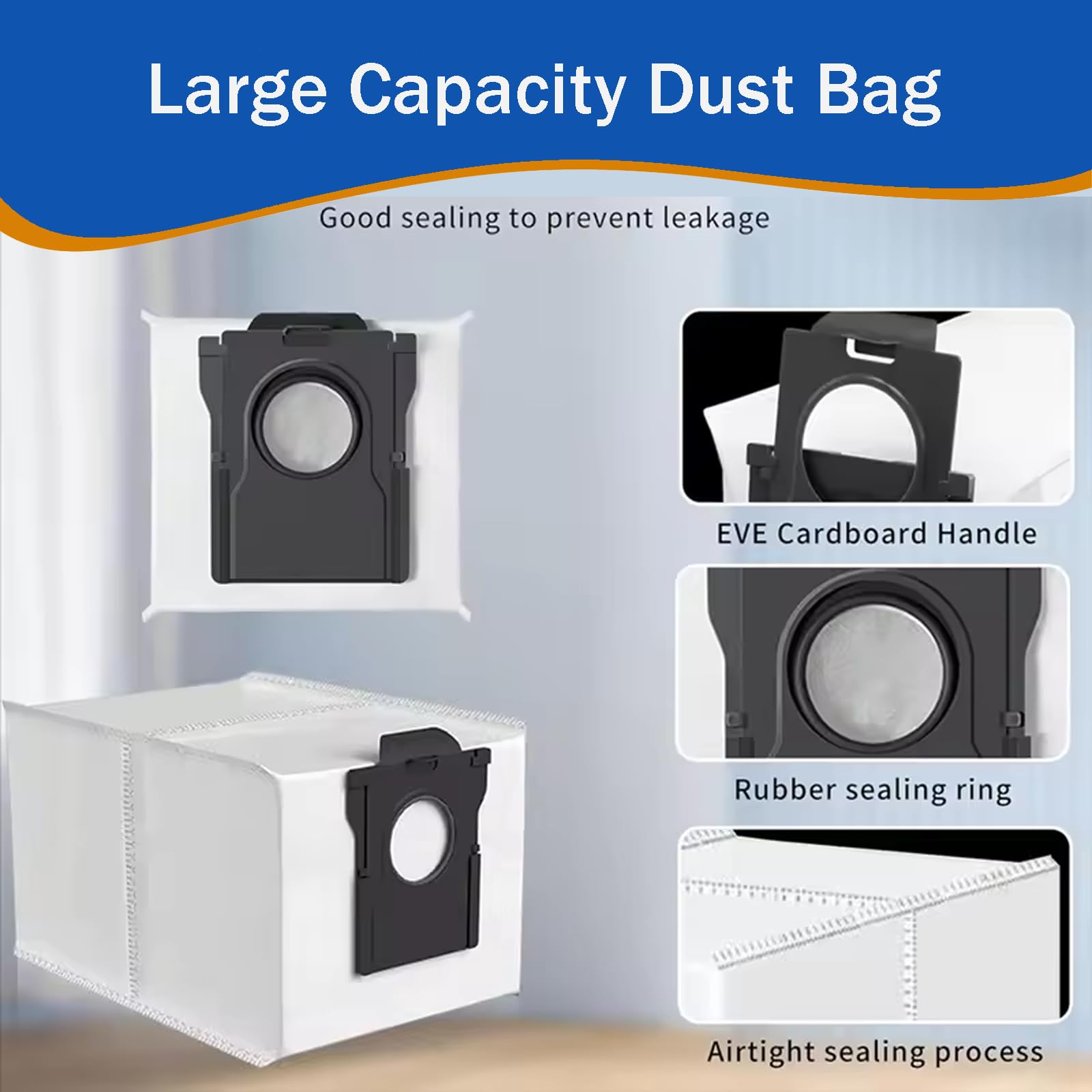 Pour MOVA Z60 Ultra Brosses et Sacs à Poussière de Remplacement pour