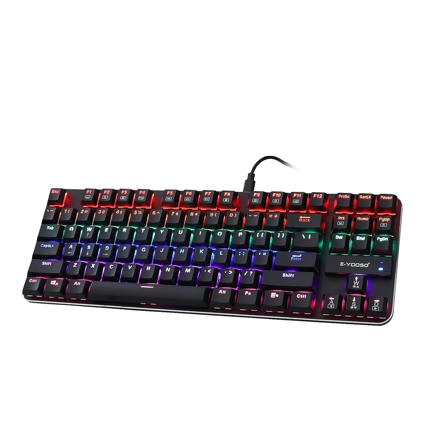 Amazon.in: Buy E-YOOSO Mechanical Keyboard LED Backlit Gaming Keyboard