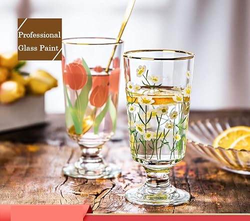 Superior Stained Glass Art Paint, Transparent & Translucent Window Paint, Lacquer Based Stain Glass Paint With 9 Brushes #TOP4