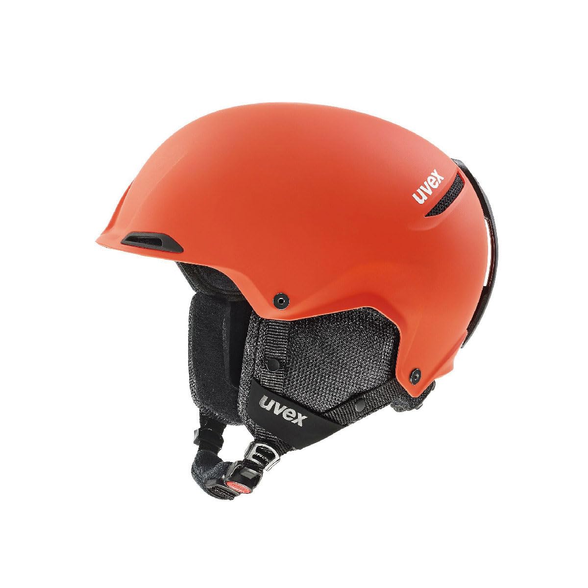 Amazon | Uvex ユニ Jakk+ IAS スキーヘルメット、激しいレッドマット