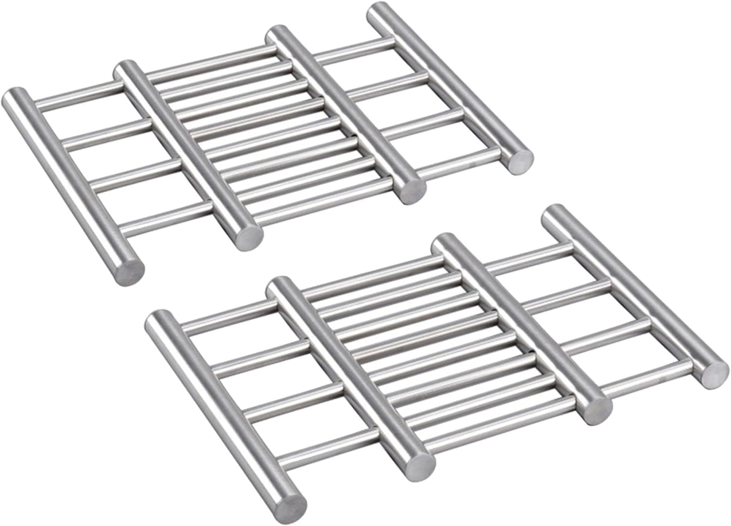 Trivet Stand, Stainless Steel Worktop Protector Kitchen Heatproof Rack Trivets for Hot Pans, Hot Pot Trays & Plates Steamer Stand (1Pcs)